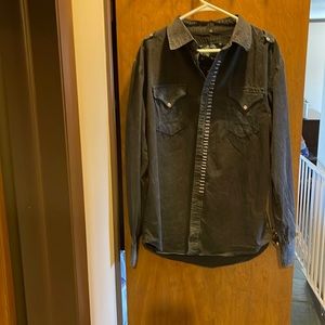 Mens XL button up Affliction shirt